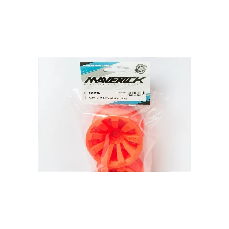 MAVERICK Quantum+ XT 3.2in Wheel (Orange/2pcs)