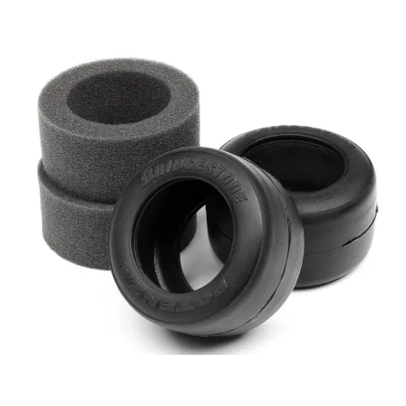HPI PARTS Bridgestone High Grip FT01 Slick Tyre M (Rear)