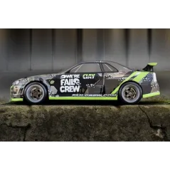 HPI Micro RS4 Drift Fail Crew Nissan Skyline R34 GT-R 120101