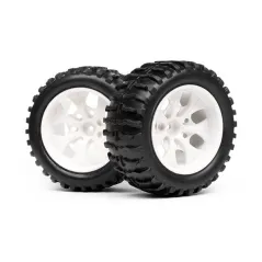 HPI 6-SHOT ST WHEEL (SILVER/2PCS) 120136