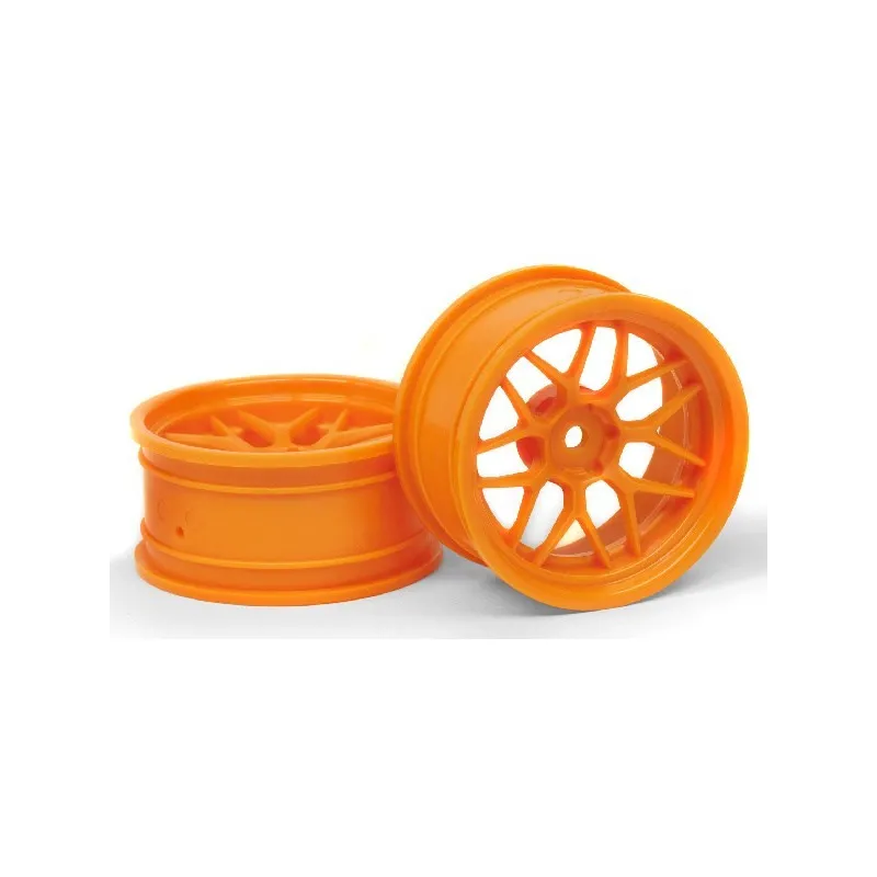 HPI TECH 7 WHEEL ORANGE (6MM/2PCS) 120250