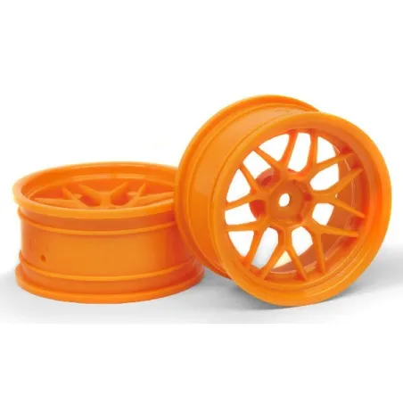 HPI TECH 7 WHEEL ORANGE (6MM/2PCS) 120250