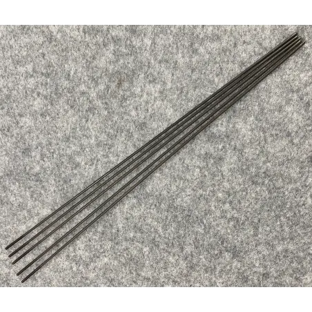 M3 Rod 300mm with M3 thread end (pk5) black