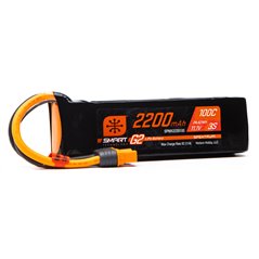 11.1V 2200mAh 3S 100C Smart G2 LiPo Battery: IC3