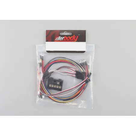killerbody LED Light System w/Control Box (12 LEDS) (Fit for 1/10 RC Car)