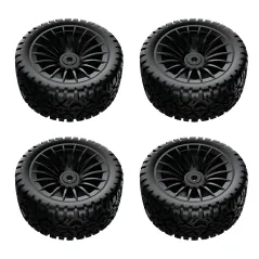 UDIRC Rally F - Tyres A x4 (Black Wheel)