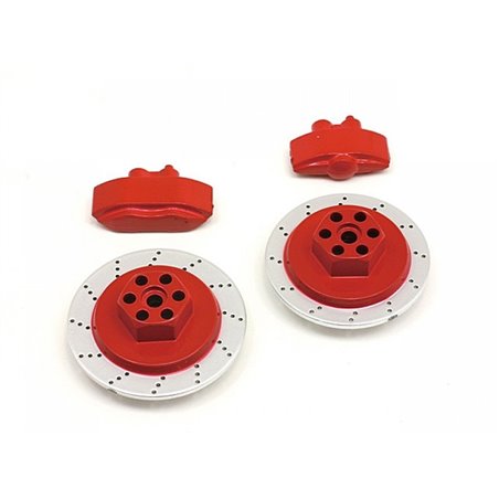 HPI E10 Brake Disc & Caliper Set (Red) 33450