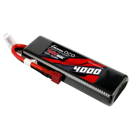 Li-Po Car Hard Case 2S 7.4V 4000mAh 60C Bashing with T-Type