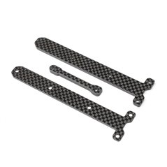 Carbon Chassis Brace Supports, 1.5 & 3.5mm: 22X-4