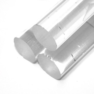 1m x 25mm Diameter Cast Acrylic Rod