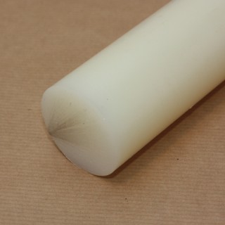 1 metre x 40mm diameter Natural Nylon 66