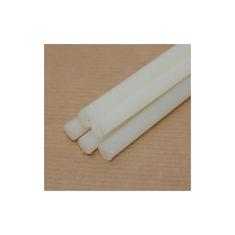 1 metre x 6mm diameter Natural Nylon 66