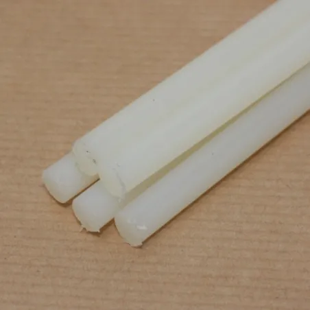 1 metre x 6mm diameter Natural Nylon 66