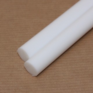 300mm x 10mm diameter PTFE Rod