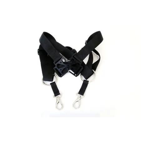 NECK STRAP-BLACK DOUBLE V2