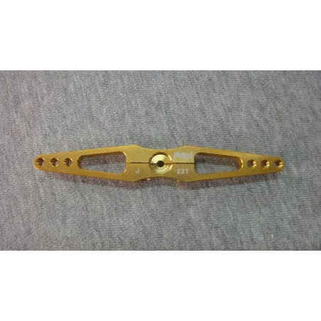 JR DOUBLE ALUMINIUM SERVO ARM 3.2in