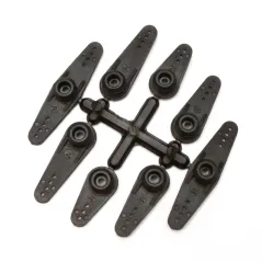 HEAVY DUTY SERVO ARM (SET) HITEC (BLACK)