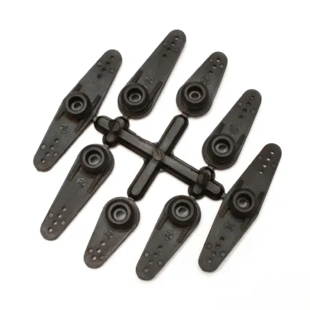 HEAVY DUTY SERVO ARM (SET) HITEC (BLACK)