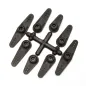 HEAVY DUTY SERVO ARM (SET) HITEC (BLACK)