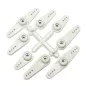 HEAVY DUTY SERVO ARM (SET) FUTABA (WHITE
