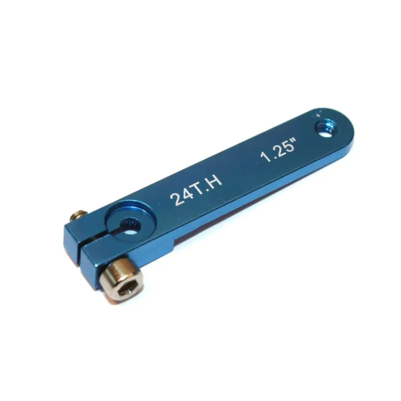 HITEC ALUMINIUM SERVO ARM 1.25IN M3 BLUE