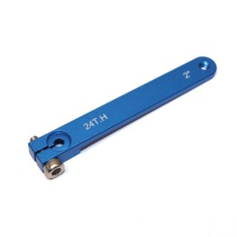HITEC ALUMINIUM SERVO ARM 2IN M3 - BLUE