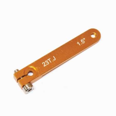 JR ALUMINIUM SERVO ARM 1.5IN M3 (GOLD)