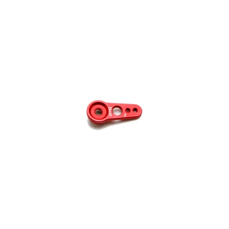 V1 FUTABA 17MM LIGHT SERVO ARM (M2) RED V1 FUTABA 17MM LIGHT SERVO ARM (M2) RED