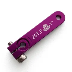 FUTABA ALUMINIUM SERVO ARM 1IN M3 PURPLE