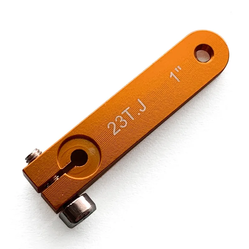JR ALUMINIUM SERVO ARM 1IN M3 GOLD