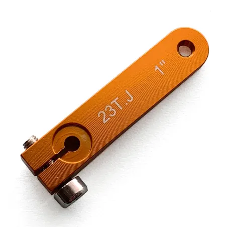 JR ALUMINIUM SERVO ARM 1IN M3 GOLD