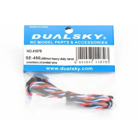 DUALSKY SE-450 HD SERVO EXT LEAD 450MM