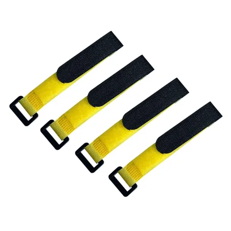 BATTERY STRAPS (X4) W20xL300mm (YELLOW)