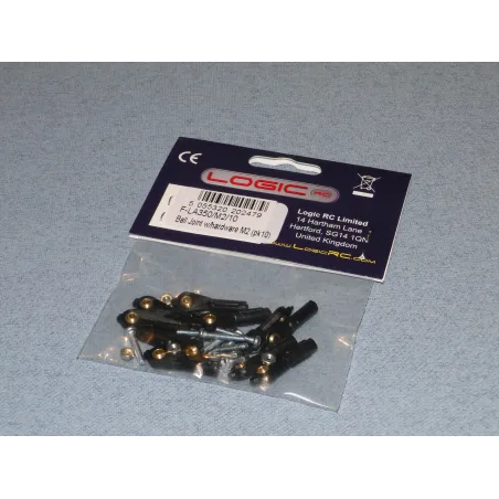 RACTIVE Ball Joint w/hardware M2 (pk10) F-RCA137/10