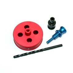 Drilling Jig Set 4SS (Drill: 4.3mm) - RED