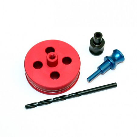 Drilling Jig Set 4SS (Drill: 4.3mm) - RED