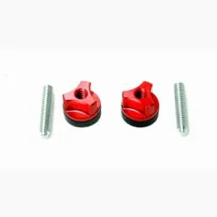 WING BOLTS 1/4-20 (AL) (RED)