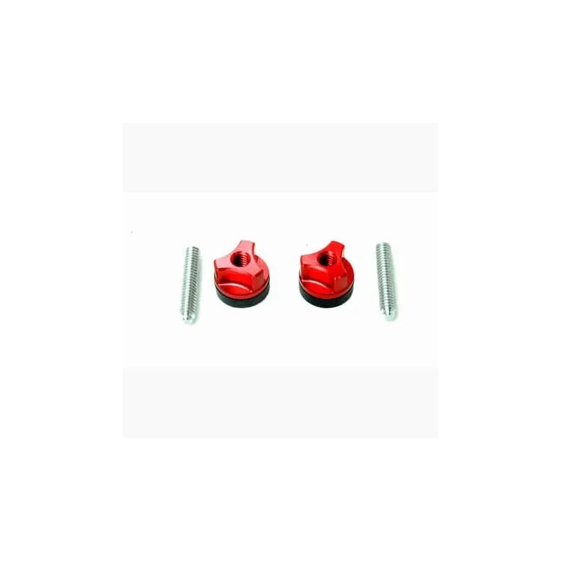 WING BOLTS 1/4-20 (AL) (RED)