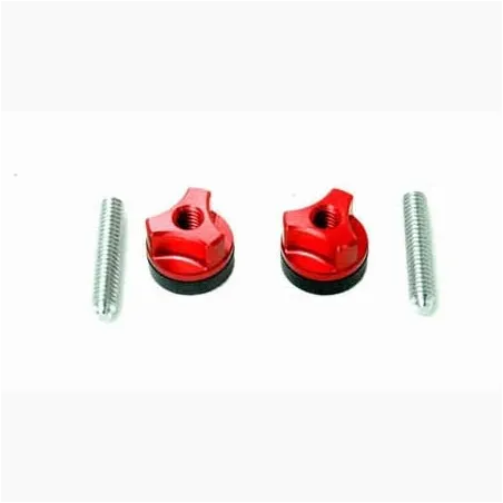 WING BOLTS 1/4-20 (AL) (RED)