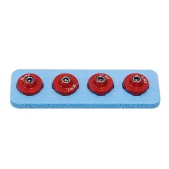 WOOD LOCK NUT M3 (RED)