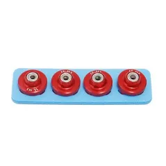 WOOD LOCK NUT M5 (RED)