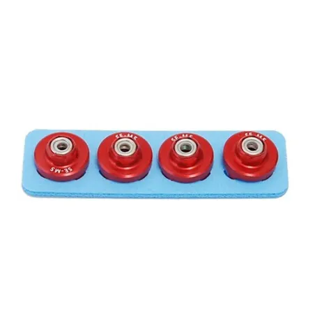 WOOD LOCK NUT M5 (RED)