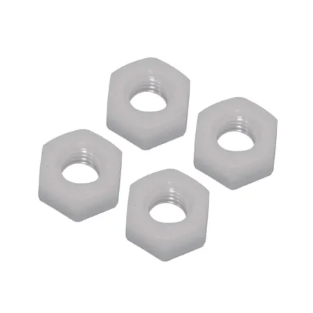 NYLON NUT M4 D4XH3.5MM (X4)