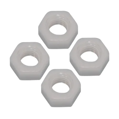 NYLON NUT M6 D10xH5MM (X4)