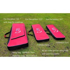 WING BAG FOR DECATHLON 150IN RED/BLACK