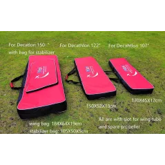WING BAG FOR DECATHLON 150IN RED/BLACK