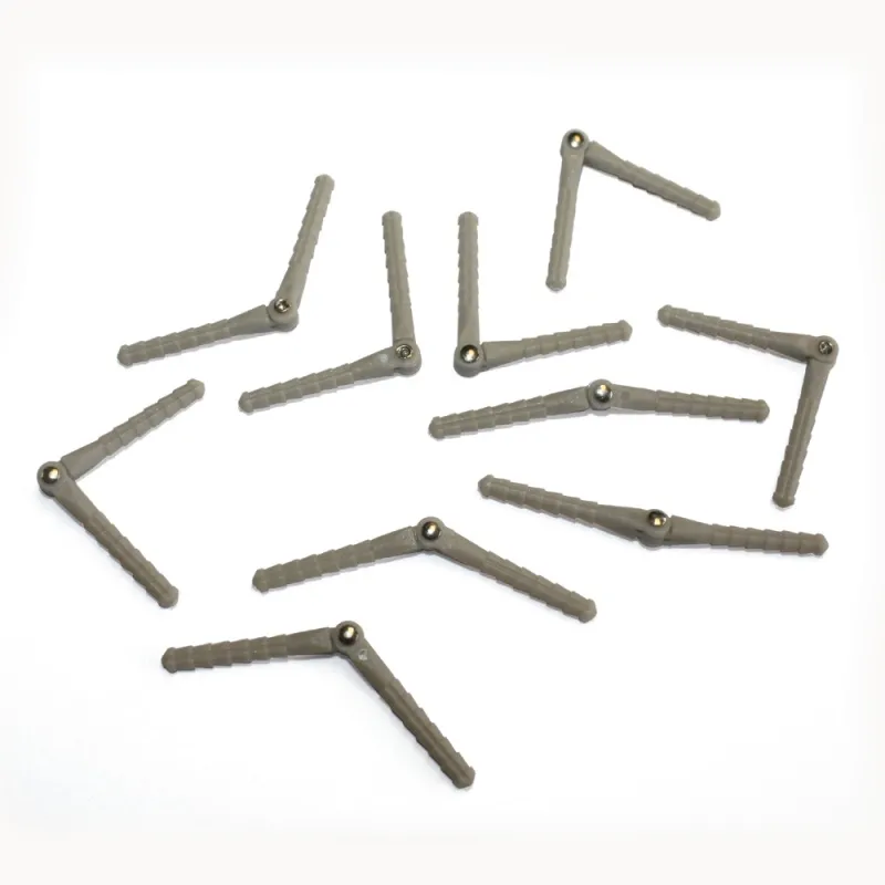 PIVOT & ROUND HINGES (x10) D2.5xL48mm