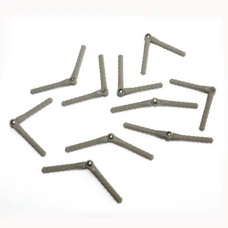 PIVOT & ROUND HINGES (x10) D2.5xL48mm