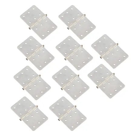 NYLON PINNED HINGES-WHITE (10) L16xW28mm