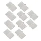 NYLON PINNED HINGES-WHITE (10) L16xW28mm